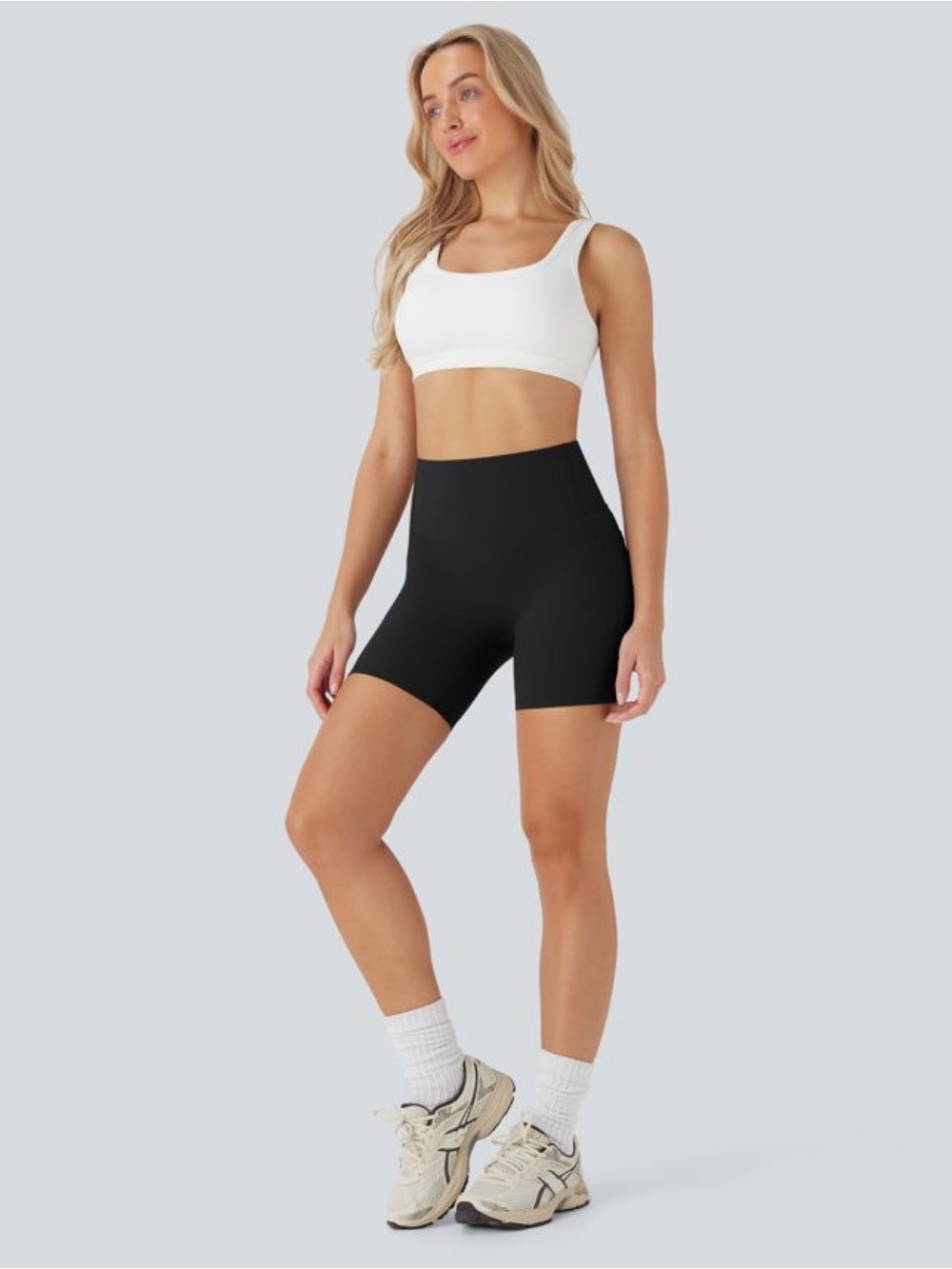 Halara UltraSculpt High Waisted Butt Lift Tummy Control Biker Shorts 5” **NWOT**
